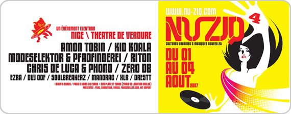 Zoom sur l'édition 2007 du festival Nu-ziQ